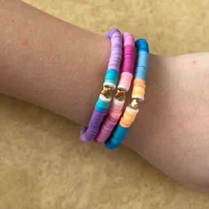 Three pack of star bracelets handmaid